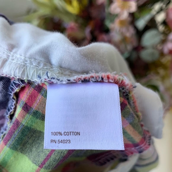 •Old Navy• Girl’s Plaid Madras Mini Skirt-Size 16 - Picture 8 of 10